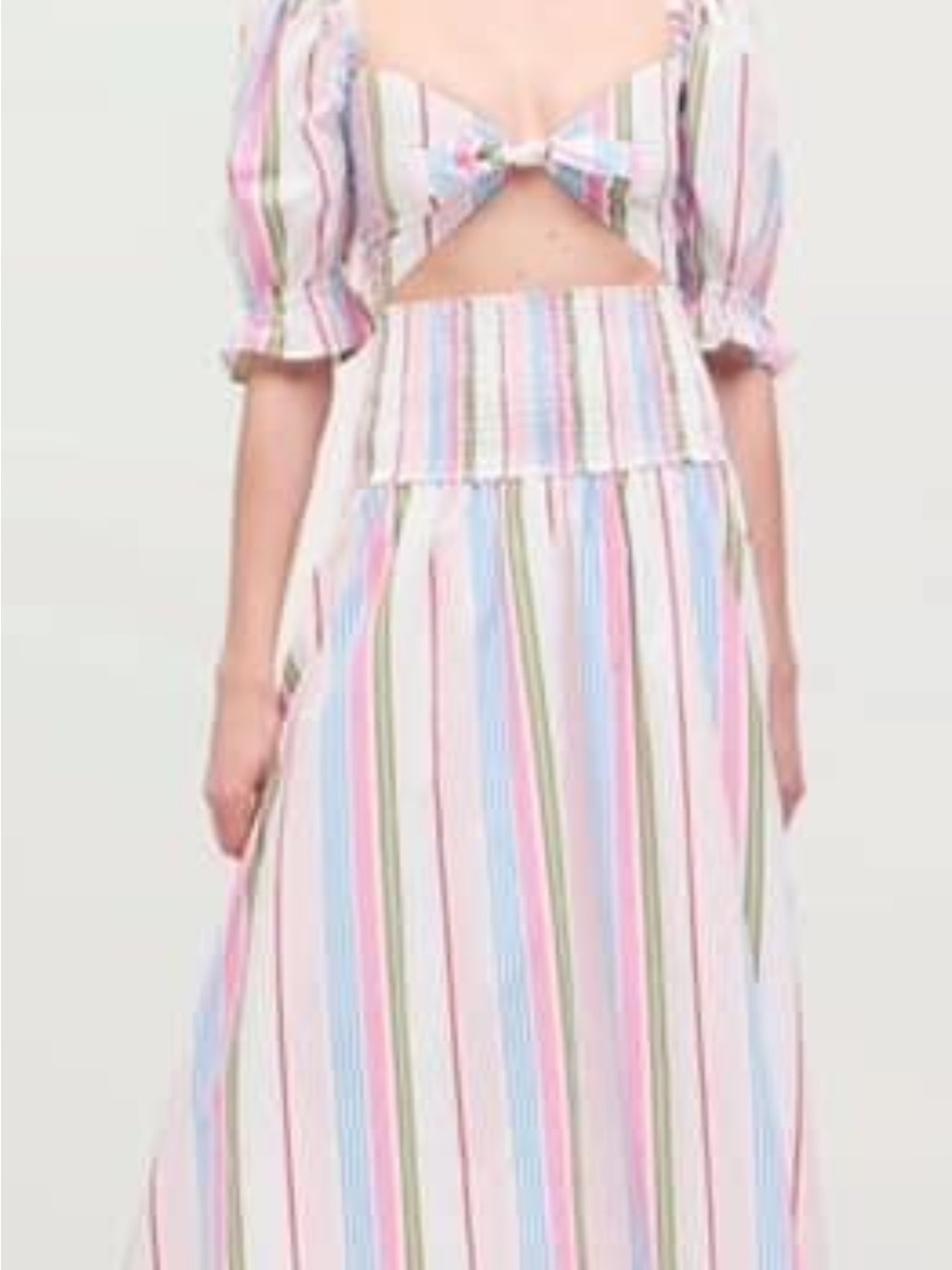 Hill House Rainbow Stripe Set - Isabella top M + Delphine Nap Skirt S - Picture 4 of 9